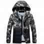 Free shipping Winter Jacket Men 2018 New Parka Mens Clothing Zipper Cotton Padded Hooded Thick  Jackets Coat Hooded  WN 80