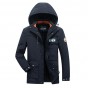 High Quality Brand Thickening Winter Coat Cotton-Padded Jacket Men 2018 Fashion Warm Fleece Parkas Plus Size M-4XL 130wy