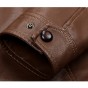 2018 Afs jeep New Spring Autumn Men Soft PU Leather Jacket Men Business Casual Coats Male hot sale size 3XL 150zr