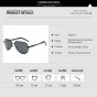 ELITERA Aluminum Magnesium Alloy Sunglasses Men Polarized Eyewear Accessories Sun Glasses For Men UV400 E6107