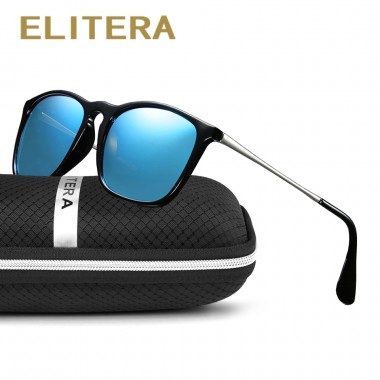 ELITERA Polarized Sunglasses Men Women Original Brand Designer Reflective Mirror Sun Glasses Unisex Goggle gafas de sol