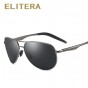ELITERA Unisex Aluminum Magnesium Legs Pilot Men/Women HD Polarized Mirror UV400 Sun Glasses Eyewear Sunglasses For Men oculos