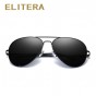 ELITERA New Polarized Sunglasses Men/Women Retro Pilot High Quality Polaroid Lens Brand Design Sun Glasses Female Oculos