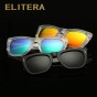 ELITERA  New Square Polarized Sunglasses Men Driver Mirror Sun glasses Male Fishing Female Outdoor Sports Eyewear For Men Women