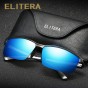ELITERA Brand Design Classic Polarized Sunglasses Men Aluminum Magnesium Square Frame Sun Glasses Driving Goggles UV400 Eyewear