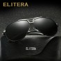 ELITERA Fashion Retro Pilot Sunglasses for Men Brand Designer Men Sunglasses Driving Outdoor Sport Sun Glasses Eyewear Male