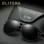 ELITERA Brand Design Men's Polarized Sunglasses Pilot Coating Driving Sunglass Mirror Sport Sun Glasses Night Vision Option