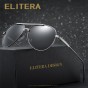ELITERA Unisex Classic Brand Men Women Aluminum Sunglasses HD Polarized UV400 Mirror Male Sun Glasses Women For Men