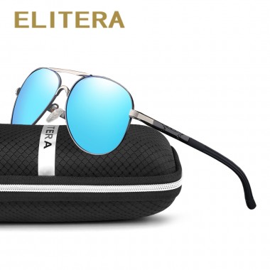 ELITERA Fashion Classic Brand Design Sunglasses Men HD Polarized Driving Sun glasses for Men Luxury Shades UV400 E1917