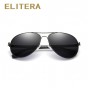 ELITERA Brand Designer Fashion Pilot Mens Sunglasses Polarized Male Sun Glasses oculos de sol masculino For Men