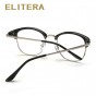 ELITERA Fashion Vintage Retro Style metal Frame Plain Glasses Men Women Eyeglasses Optical Glasses Frame  Oculos Femininos Gafas