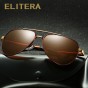 ELITERA Brand Fashion Classic Polarized Sunglasses Men's Designer HD Goggle Pilot Eyewear Sun glasses UV400 For Men