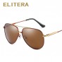 ELITERA Polarized Sunglasses Men Women Brand Designer Retro Vintage Driving Sun Glasses Men Male Sunglass Mirror