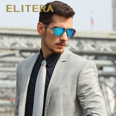 ELITERA Brand Design New Polarized Sunglasses Men Sunglass Male Classic Retro Mirror Goggles Sun Glasses Shades Oculos Gafas