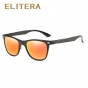 ELITERA Brand Unisex Aluminum Square Men's Polarized Mirror Sun Glasses Female Eyewears Accessories Sunglasses For Men