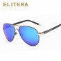 ELITERA Brand Retro Sunglasses Polarized Men's oculos Coating Mirror Driving Sun Glasses Eyewear Accessories