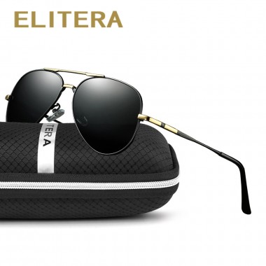 ELITERA Fashion Classic Brand Design Sunglasses Men HD Polarized Driving Sun glasses for Men Luxury Shades UV400