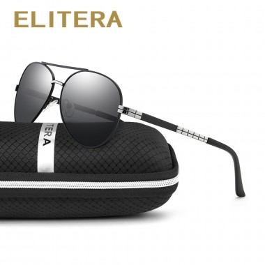 ELITERA Polarized Sunglasses Mens Cool Vintage Brand Design Male Sunglasses HD lenses Goggles Shades Oculos Masculino