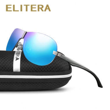 ELITERA Brand Designer Polarized Sunglasses Men Goggle Sunglass Male Driving Travel Sun Glasses for Men Oculos De Sol Gafas