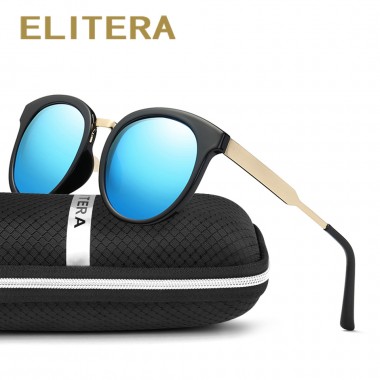 ELITERA Fashion Polarized Women Men Sunglasses brand designer Cat Eye Sun Glasses Accessories driving goggles oculos de sol