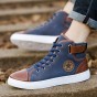YWEEN Fashion Sneakers For Men Classic Lace-up High Style Vulcanized Flat With Casual Shoes
