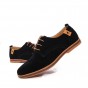 YWEEN Top Fashion Casual Shoes For Men Spring and Summer Nubuck Leather Flock Promotion Oxford Derby Shoes Large size