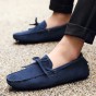 YWEEN 2018 Spring Summer Men's Driving Shoes Men Loafers Split Leather Shoes Breathable Man Flat Shoes Size 38-47