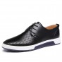 YWEEN Big Size 37-48 Men's Casual Shoes Fashion Leather Shoes Men Flat Shoes Dropshipping