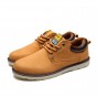 YWEEN Hot Sale Casual Shoes Men Spring Autumn Waterproof Solid Lace-up Man Fashion Flat With Pu Leather Shoe