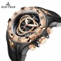 Reef Tiger/RT Top Brand Luxury Men Sport Watch Waterproof Blue Chronograph Military Watch Clock Relogio Masculino RGA303-2
