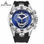 New Reef Tiger/RT All Blue Big Fashion Sport Watches for Men Waterproof Chronograph Watch Relogio Masculino RGA303-2