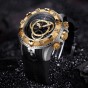 Reef Tiger/RT Top Brand Luxury Sport Watch for Men Yellow Gold Steel Waterproof Watches Chronograph Date Reloj Hombre RGA303-2