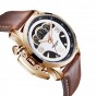 Reef Tiger/RT Mens Fashion Sport Watches Genuine Leather Strap Dashboard Dial Chronograph Stop Watches RGA2105