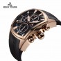 Reef Tiger/RT 2018 Luxury Waterproof Sport Watches Date Rose Gold Rubber Strap Military Mens Watches Relogio Masculino RGA3069-T