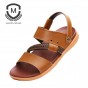Maden 2018 Summer New Men Sandals Handmade Genuine Leather All-purpose Casual Shoes Breathable Fashion Braided belt Beach Shoes
