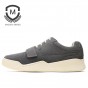 MADEN Spring New Mens Casual Shoes Height Increasing Breathable Rubber sole shoes Retro Style Lace-up Suede Black Flat shoes