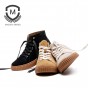 MADEN Brand Autumn Winter Men Boots Vintage Style Cow  Suede Men Shoes Yellow Casual Fashion Lace-up Hombre