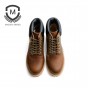 Maden Mens boot New Winter & Autumn High Fashion Vintage Boots Pure color Round winter boots  Men's Snow Shoe Work