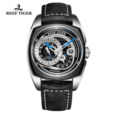 Reef Tiger/RT New Design Fashion Sport Watches for Men Waterproof Multifunction Automatic Watches Relogio Masculino RGA3319