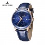 Reef Tiger/RT Top Brand Luxury Fashion Watch Men Rose Gold Blue Waterproof Business Watches Relogio Masculino RGA8219
