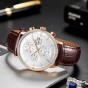 Reef Tiger/RT Top Brand Luxury Automatic Watch Reloj Hombre 2018 Multi Function Rose Gold Fashion Watches Leather Strap RGA1699