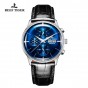 Reef Tiger/RT Top Luxury Watch Mens Blue Dial Multi Function Mechanical Wristwatch Relogio Masculino RGA1699