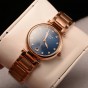 Reef Tiger/RT New Design Luxury Rose Gold Watch Blue Dial Automatic Watches Women Diamond Bracelet Watch reloj mujer RGA1590