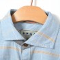 Men'S Plaid Shirt Social Turn Down Collar Long Sleeve Cotton Casual Men Shirts Plus Size Spring New Arrival Slim Fit Shirts 290