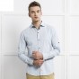 2017 New Spring Casual Shirts Men Long Sleeve Dress Shirt Brand Classic Fit Leisure Cotton Chemise Homme Plus Size Menswear 398