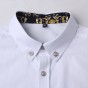 Long Sleeve Men Shirt Solid Mens Dress Shirts Cotton Brand Clothing Camisa Social Masculina Leisure Camisas Hombre Vestir 468
