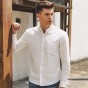 2017 New Spring Casual Shirts Men Slim Long Sleeve Dress Slim Fit Male Shirt Brand Business Soft Cotton Shirts Mens Wear 403