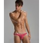 2pcs/lot Mens Sexy slim High elastic Seamless Comfy soft striped briefs underwear
