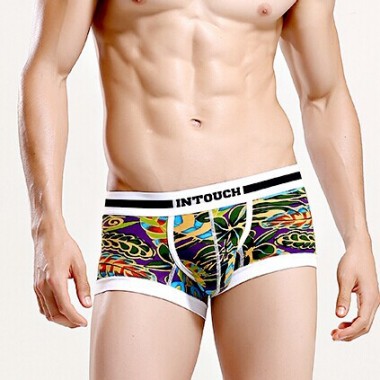 INTOUCH Chinese Style summer new arrival cotton male panties comfortable triangle boxer