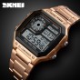 SKMEI Men's Digital Watch Sport Top Brand Luxury Electronic Wristwatch Men Waterproof Multifunction Gold Metal Relogio Masculino